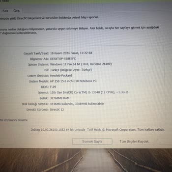 Yanlış İşlemci Modeliyle Gelen Bilgisayar Ve Satıcı Desteği Eksikliği