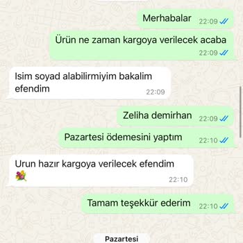 Geciken Sipariş Ve Güven Sorunu