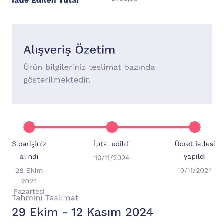 Pijama Siparişim İptal Edildi, Stokta Olmasına Rağmen