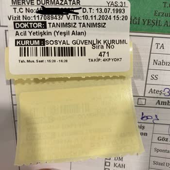 Erzurum Şehir Hastanesi Acil Servisinde Yavaş Hizmet