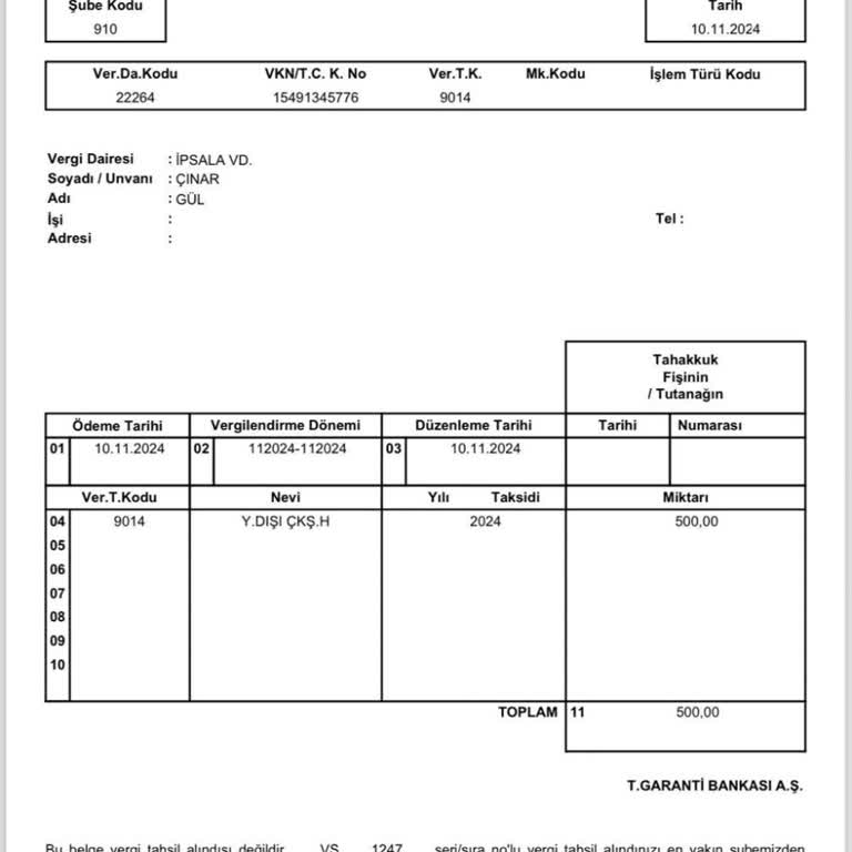 Yurt Dışı Çıkış Harcı Sorunu Ve Garanti Bankası Mağduriyeti