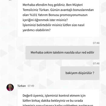 Kazancımın İadesi İçin Mücadelem