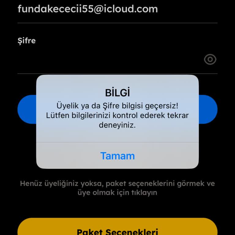 Tod Uygulamasında Giriş Sorunu Ve Müşteri Hizmetlerine Ulaşamama
