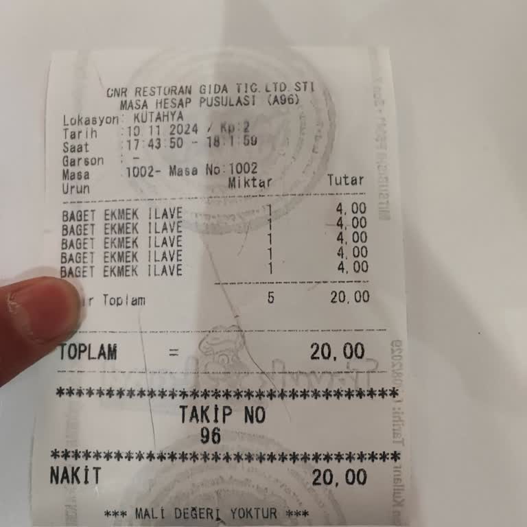 Kütahya Sera AVM'de Tavuk Land Çalışanlarının İlgisizliği Ve Ekstra Ücret Talebi