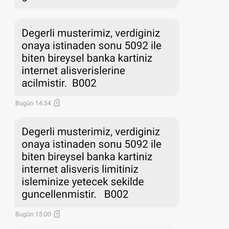 Yanlış Kredi Kartı Mesajları Ve Bilgi Güvenliği Sorunu