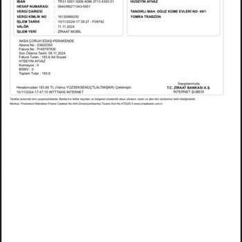 Çifte Fatura Ödemesi: Aksa Çoruh Edaş Ve Banka Arasında Kalan Müşteri