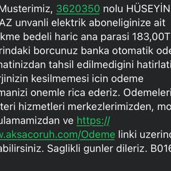 Çifte Fatura Ödemesi: Aksa Çoruh Edaş Ve Banka Arasında Kalan Müşteri