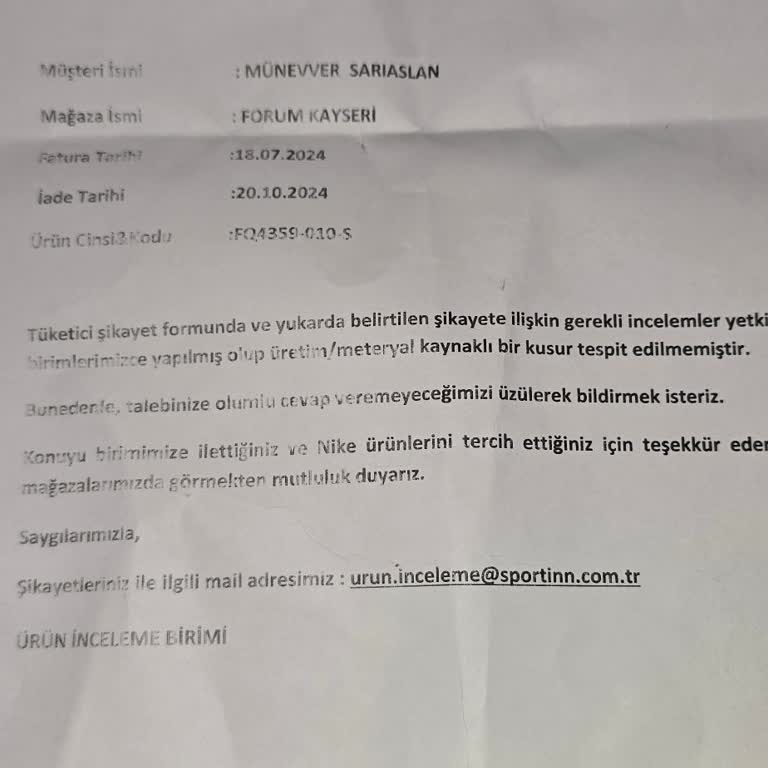 Güneş Yanığı Şorta Karşı Markanın Duyarsızlığı