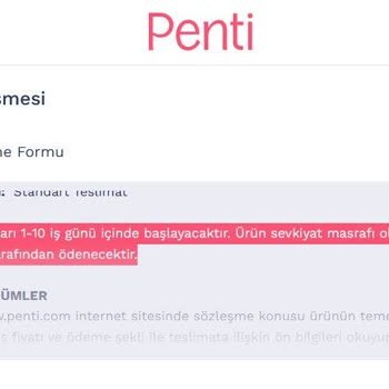 Penti'den Sipariş Ettiğim Ürünler 21 Gündür Kargoya Verilmedi!