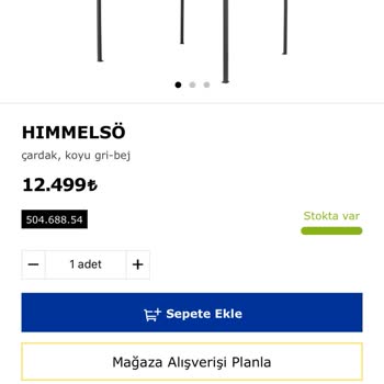 IKEA Tente Kumaşı Yırtıldı, Değişim Reddedildi