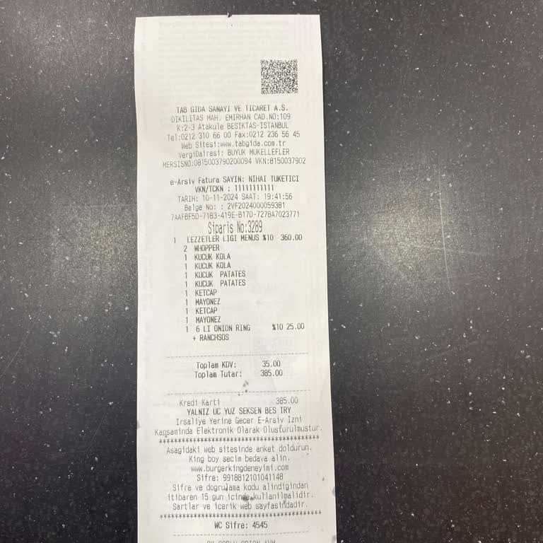 Burger King'de Sipariş Karmaşası Ve Soğuk Patatesler