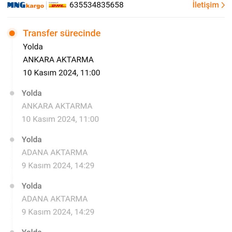 Yanlış Aktarma: İstanbul'dan Van'a Gidecek Paket Adana'da