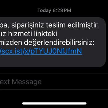 Teslim Edilmediği Halde Teslim Edildi Gösterilen Sipariş