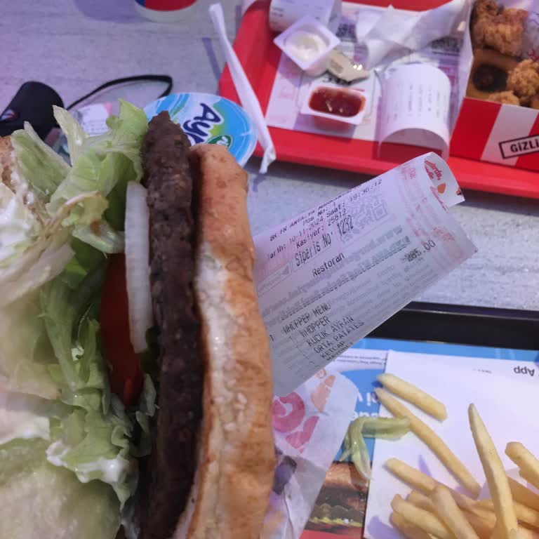 Soğuk Whopper Ve Eksik Malzeme Sorunu