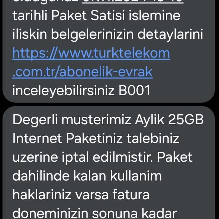 İstenmeyen İnternet Paketi Ve Bağlantı Sorunları