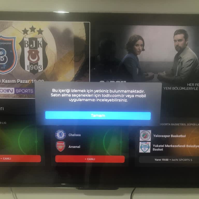 Bein Sports Üzerinden İzleme Sorunu Ve Müşteri Hizmetleri Eksikliği