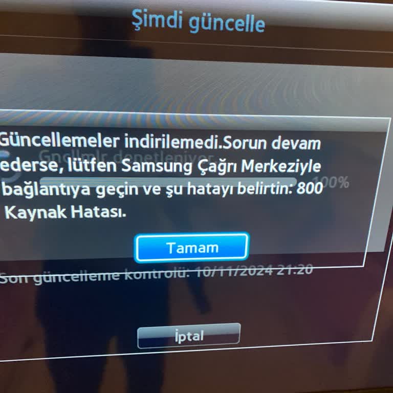 Samsung Televizyon Güncelleme Ve Uygulama Sorunu
