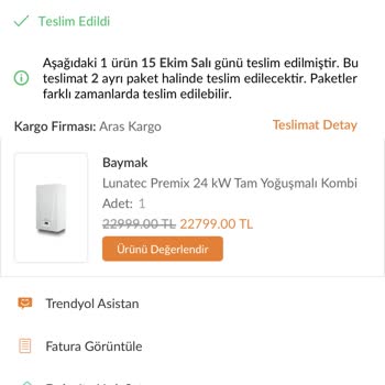Baymak Kombi Kurulumunda Güvenlik Sorunu Ve Arızalı Ürün Deneyimi