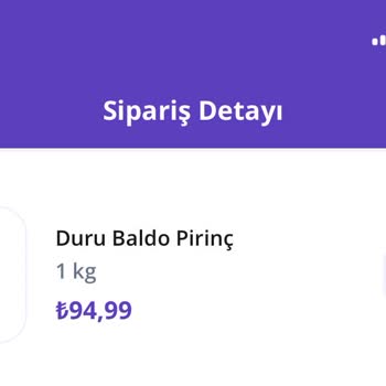 Getir Büyük Siparişimde Bozuk Pirinç Sorunu