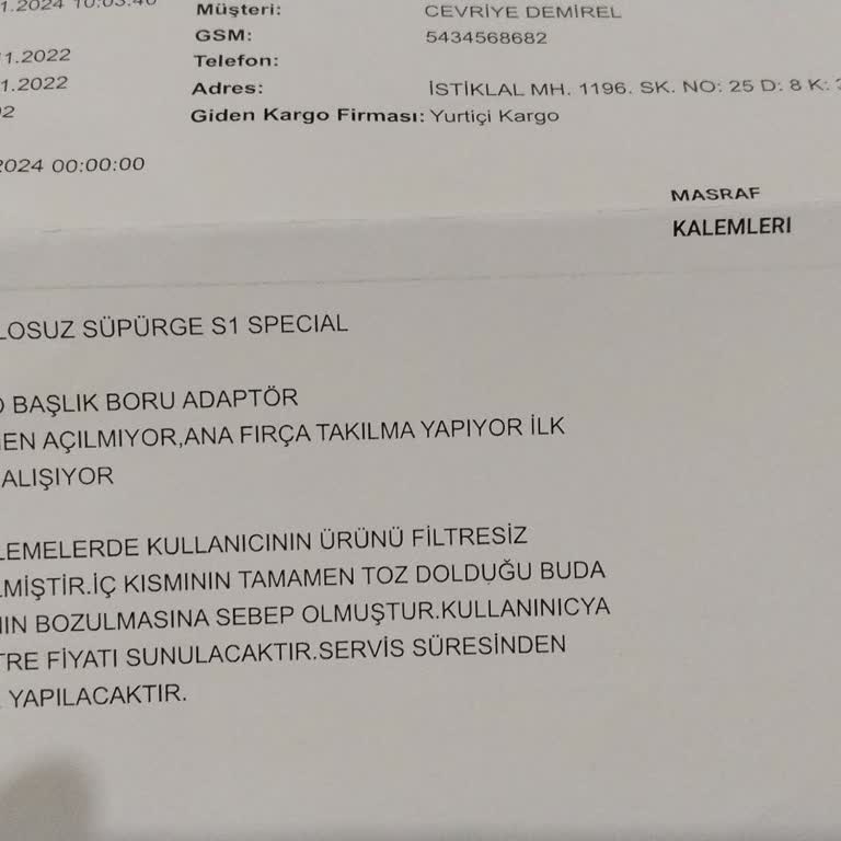 Roidmi Süpürge Servis Sorunu Ve Yüksek Ücret Talebi