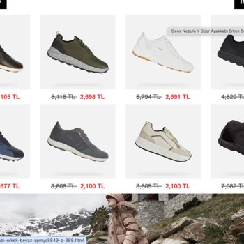 Geox Alışverişinde Yanıltıcı İnternet Sitesi Sorunu