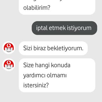 Vodafone Üyeliği İptalinde Çıkmaz