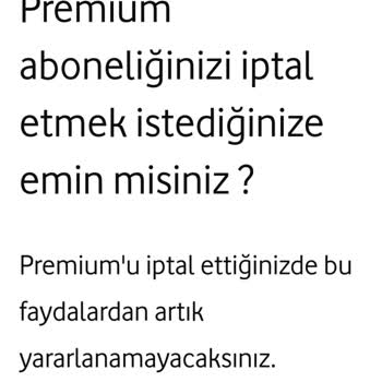 Vodafone Üyeliği İptalinde Çıkmaz