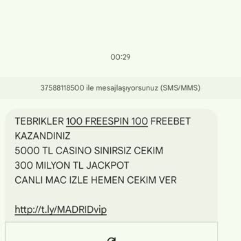 Vodafone'dan Gelen Bahis Mesajları Sorunu