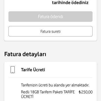 Vodafone Fatura Şoku: Taahhütlü Tarifede Beklenmedik Artış