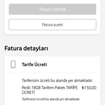 Vodafone Fatura Şoku: Taahhütlü Tarifede Beklenmedik Artış