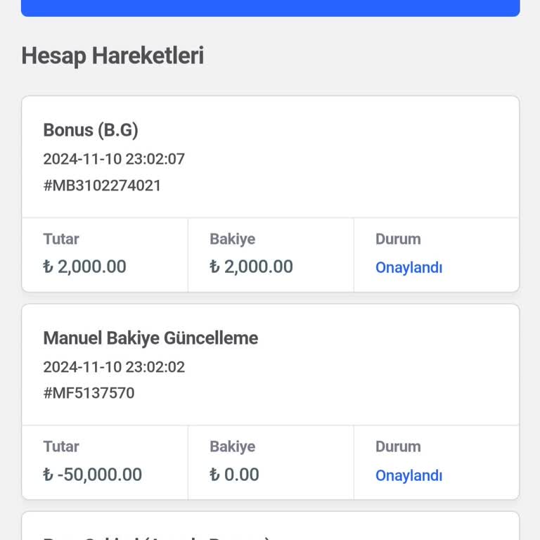 Betkom'da Kazandığım Paranın Silinmesi