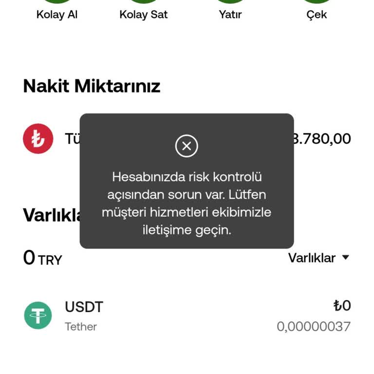 ING Bank Hesabımdan Kripto İşleminde Karşılaştığım Hata