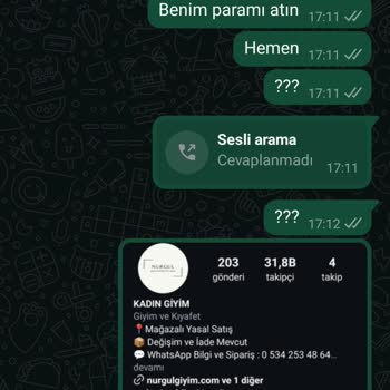 Kargo Bilgisi Ve Ücret İadesi Sorunu