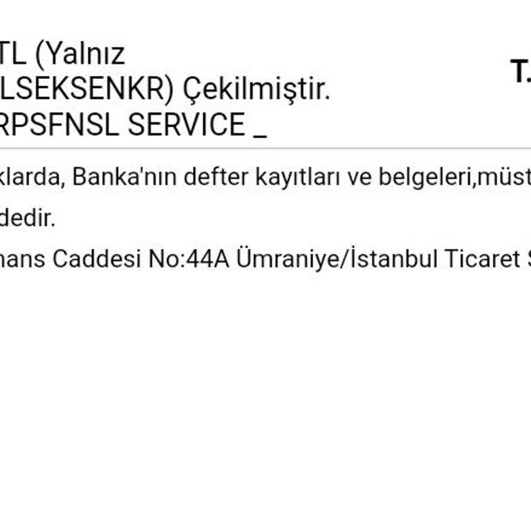 Hesabımdan İzinsiz Para Çekildi