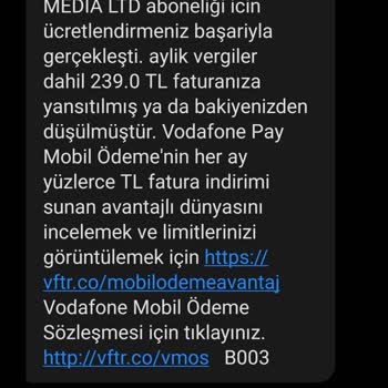 Vodafone Yanımda Şifre Sorunu Ve Beklenmedik Abonelik