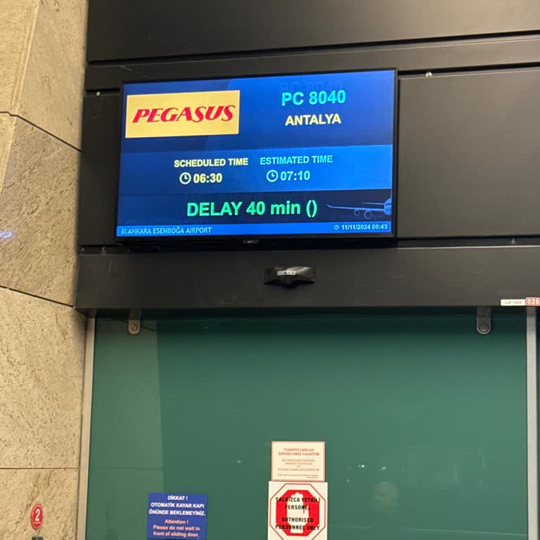 Pegasus Uçuşunda Sürekli Ertelenen Kalkış Sorunu