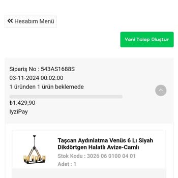 Teslim Edilmeyen Ürün Ve İade Sorunu