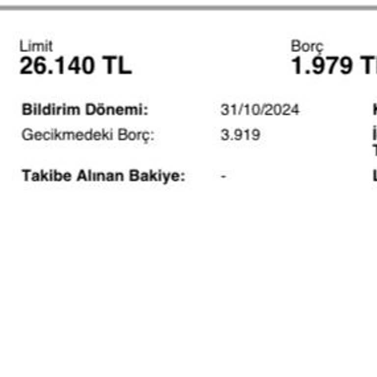 Kredi Notumda Yanlış Hesaplama