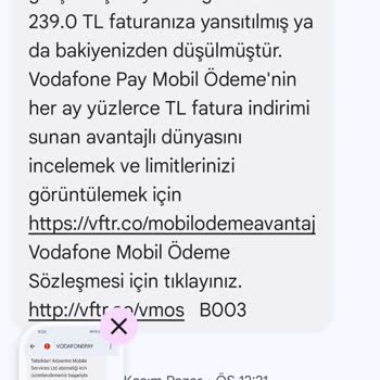 Vodafone Mobil Ödeme Sorunu Ve İstenmeyen Abonelikler