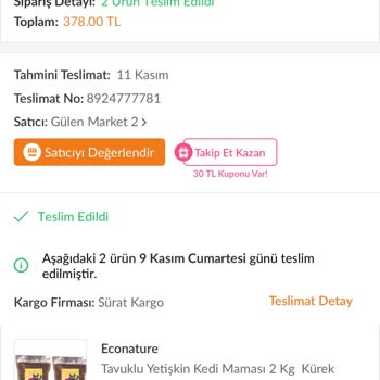 Eksik Ürün Teslimatı Ve Trendyol'un İlgisizliği