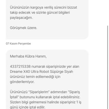 Stokta Olmayan Ürünle Mağduriyet