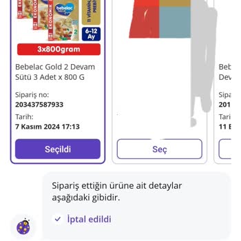 Evkiba'nın Keyfi Sipariş İptali Mağduriyeti