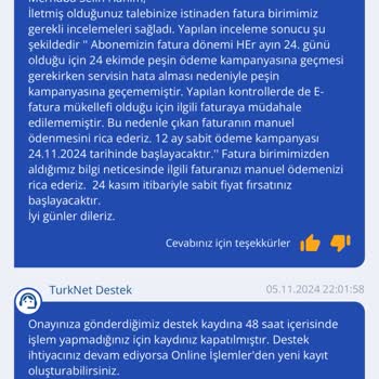 Yanlış Fatura Borcu Ve İnternet Hızında Düşüş Sorunu