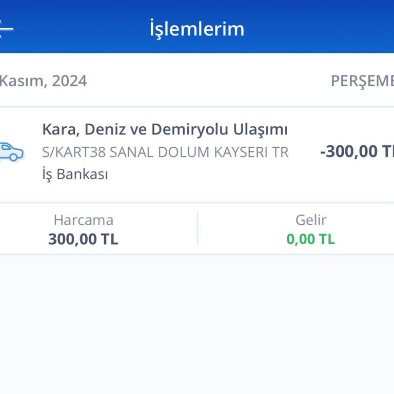 Kart Yüklemesi Yapıldı, Hizmet Alınamadı Ve İade Yok