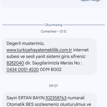 İzinsiz Otomatik BES Sözleşmesi Şoku