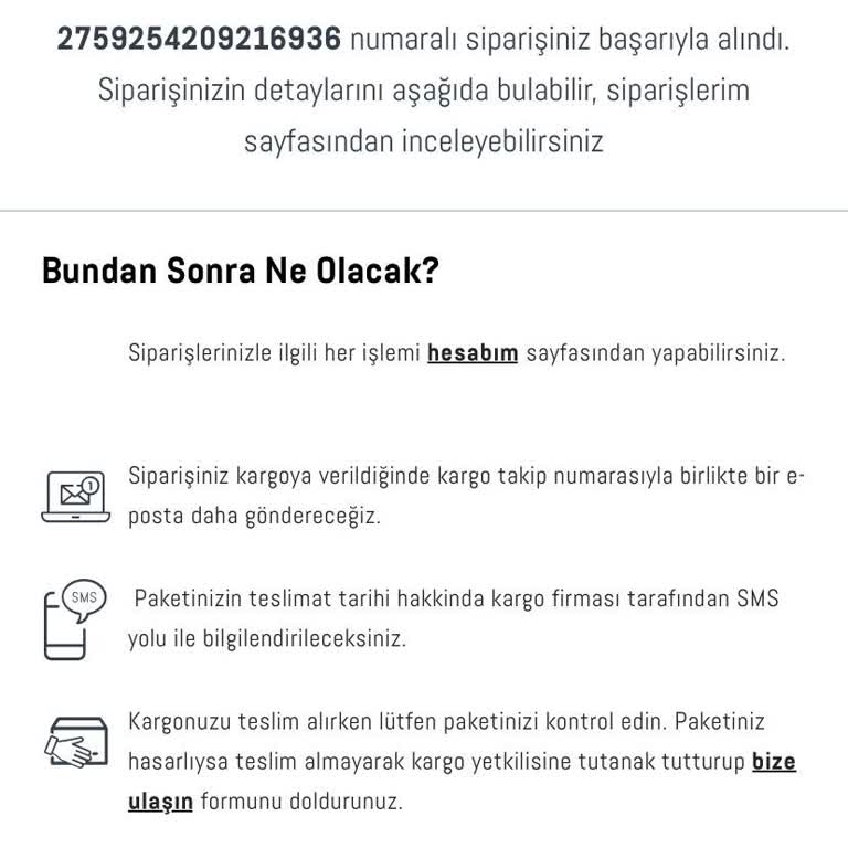 Sipariş Takibi Ve İletişim Eksikliği