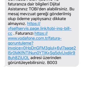 Vodafone Yanlış Faturalandırma Ve Erişim Sorunları