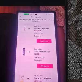 Eve Shop'tan Siparişlerim Nerede