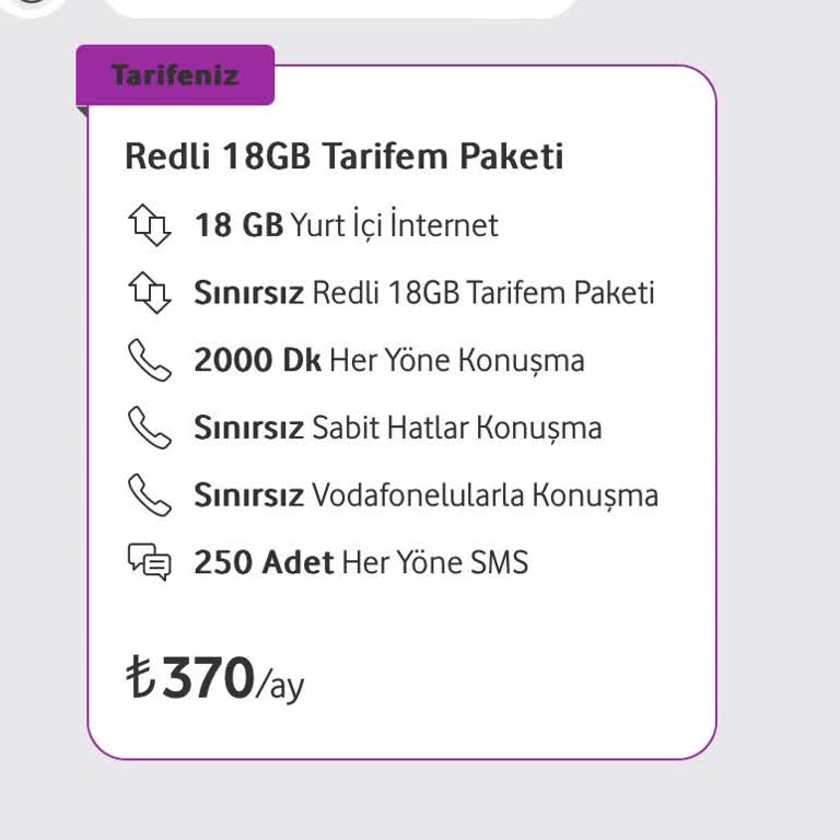 Vodafone Paket Yanıltması Ve İletişim Sorunu