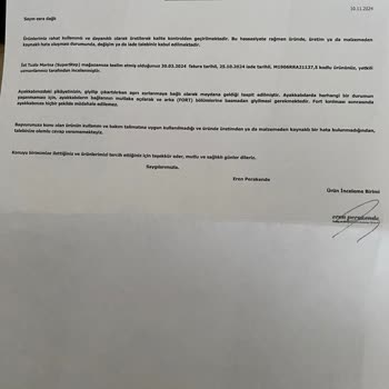 Süper Step Ayakkabıda Kalite Sorunu Ve Yetersiz Müşteri Hizmeti